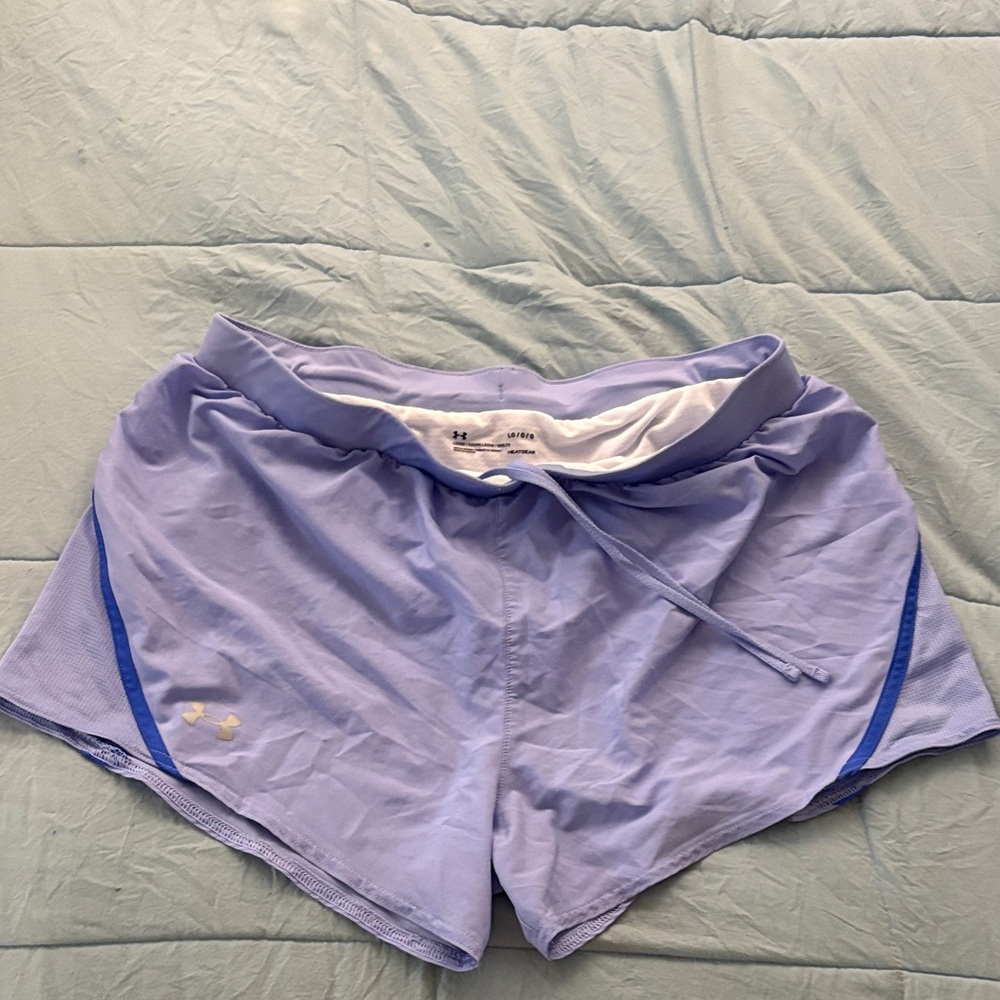 Under Armour Women's Athletic Shorts in Light Blue
